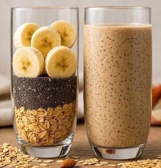 ๐ Banana Chia Oat Smoothie