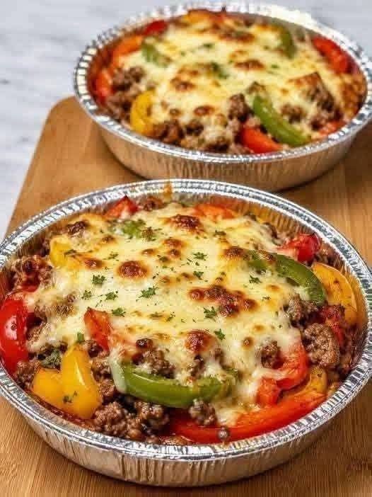 🍕 Low Carb Crustless Pizza Bowl
