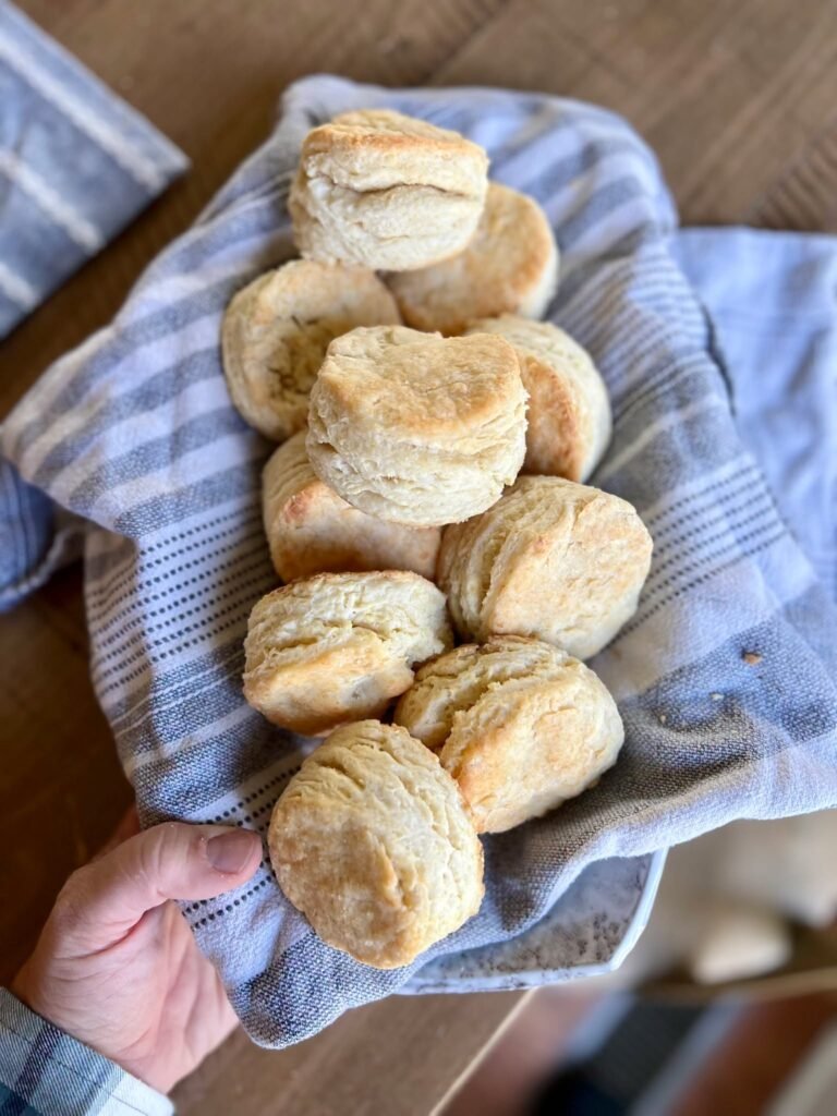 Flaky Sourdough Biscuits