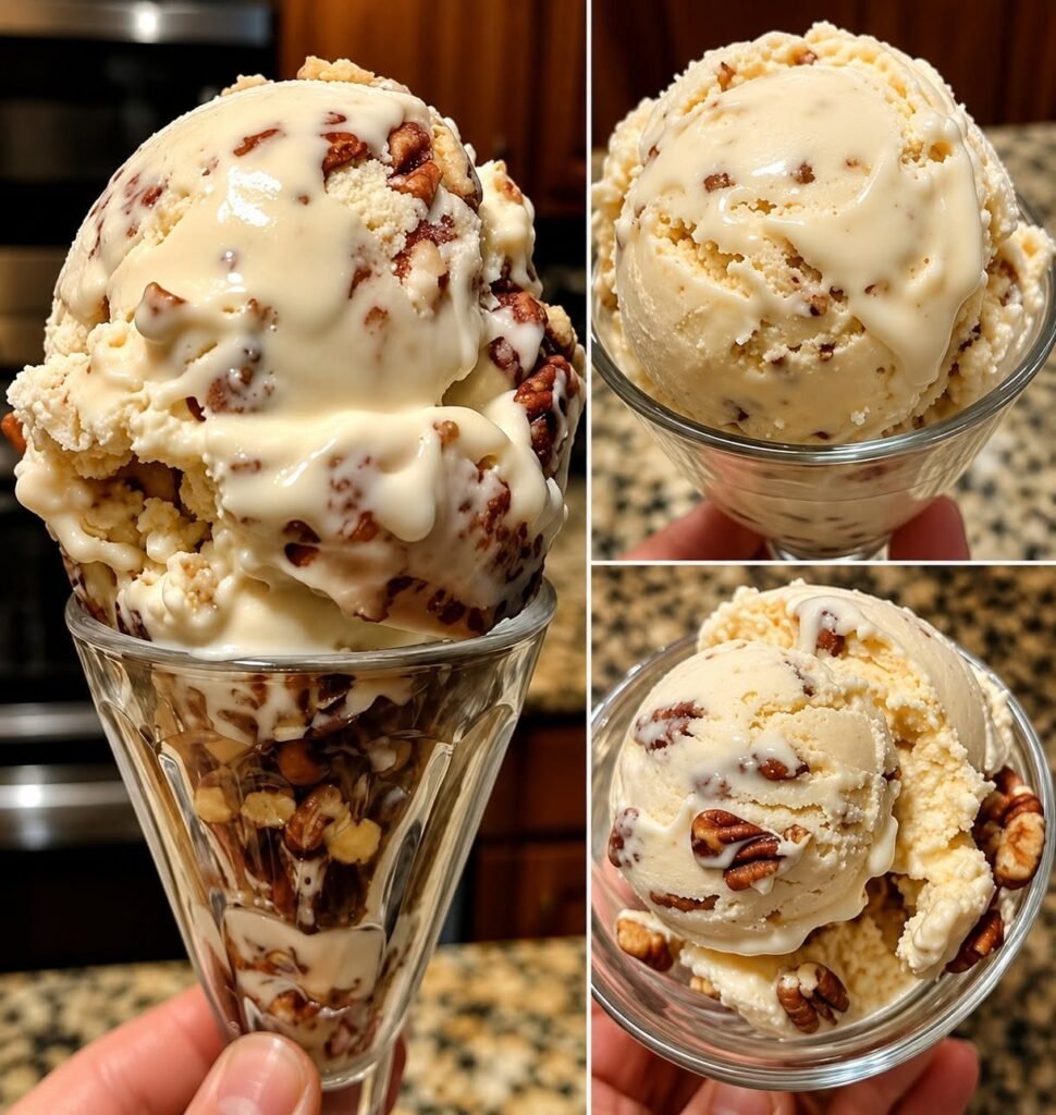 Vegan Butter Pecan Ice Cream