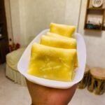 Thai Viral Mango Stuffed Pancake