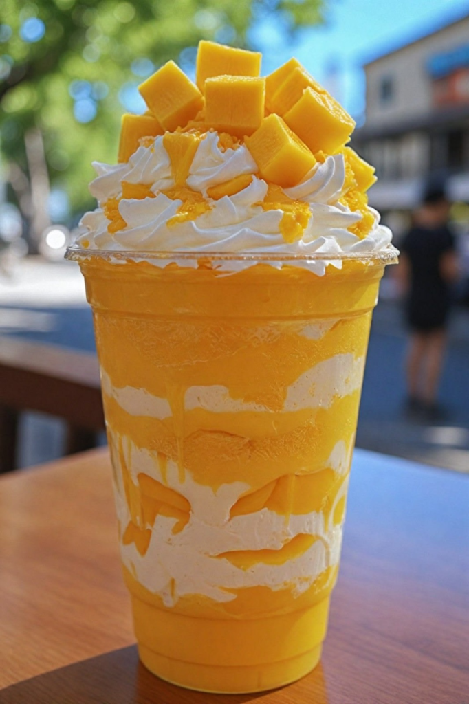 🥭 Mango Cream Dessert Cup Recipe