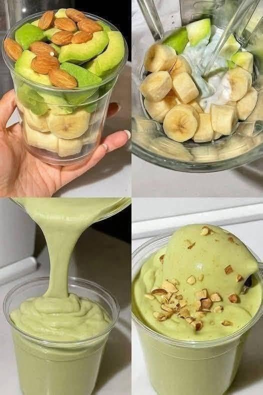 Creamy Avocado Banana Smoothie
