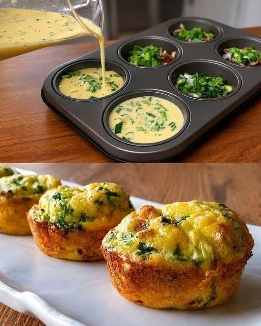 Vegetable Omelet Muffins for Kids Recipe