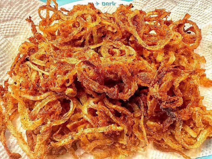 Air Fryer Crispy Onions Recipe Easy Healthy Fried Onions