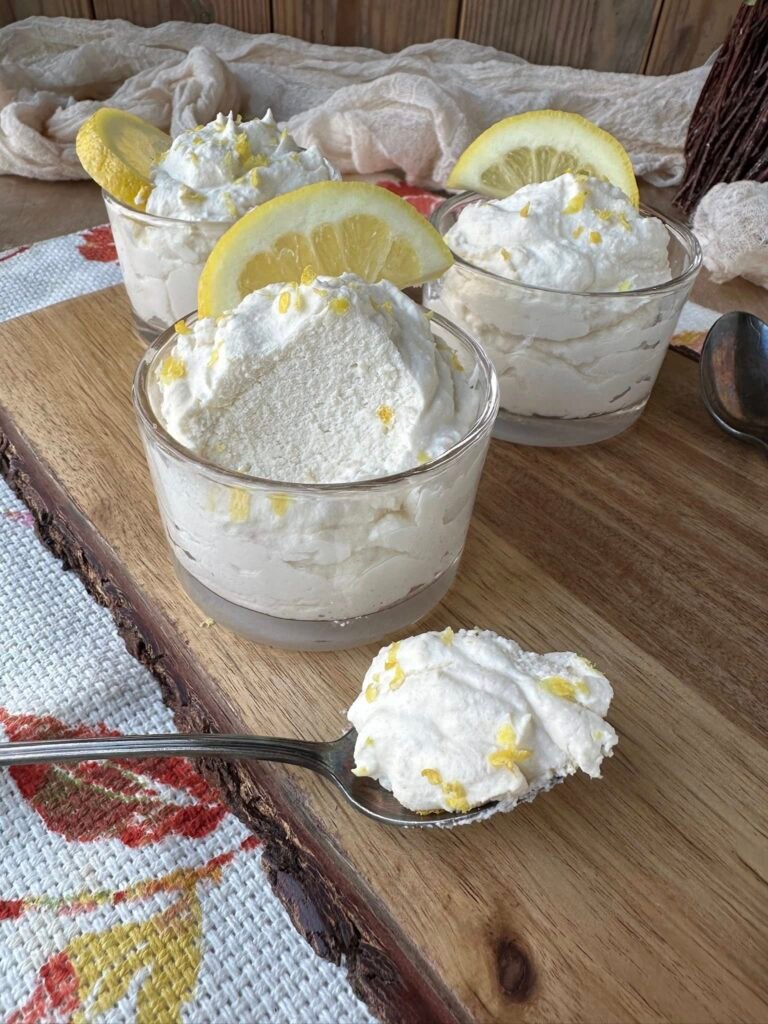 Creamy Lemon Cheesecake Mousse