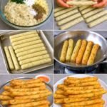 Crispy Potato Cheese Sticks