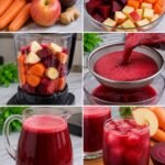 Healthy Beetroot, Ginger and Lemon Juice