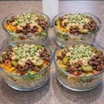 High Protein Cheese Burger Mac-Bowl