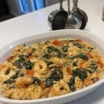 Keto Creamy Tuscan Shrimp