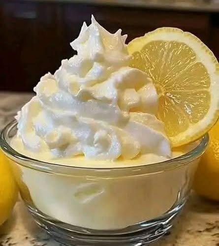 Lower-Calorie Lemon Mousse
