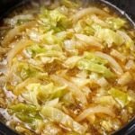 Slow-Cooked Rustic Cabbage and Onion Soup