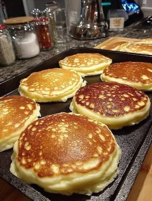 Sourdough Fluffy Cloud Pancakes
