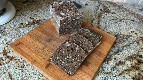 Sourdough Rye Bread (Danish Rugbrød)